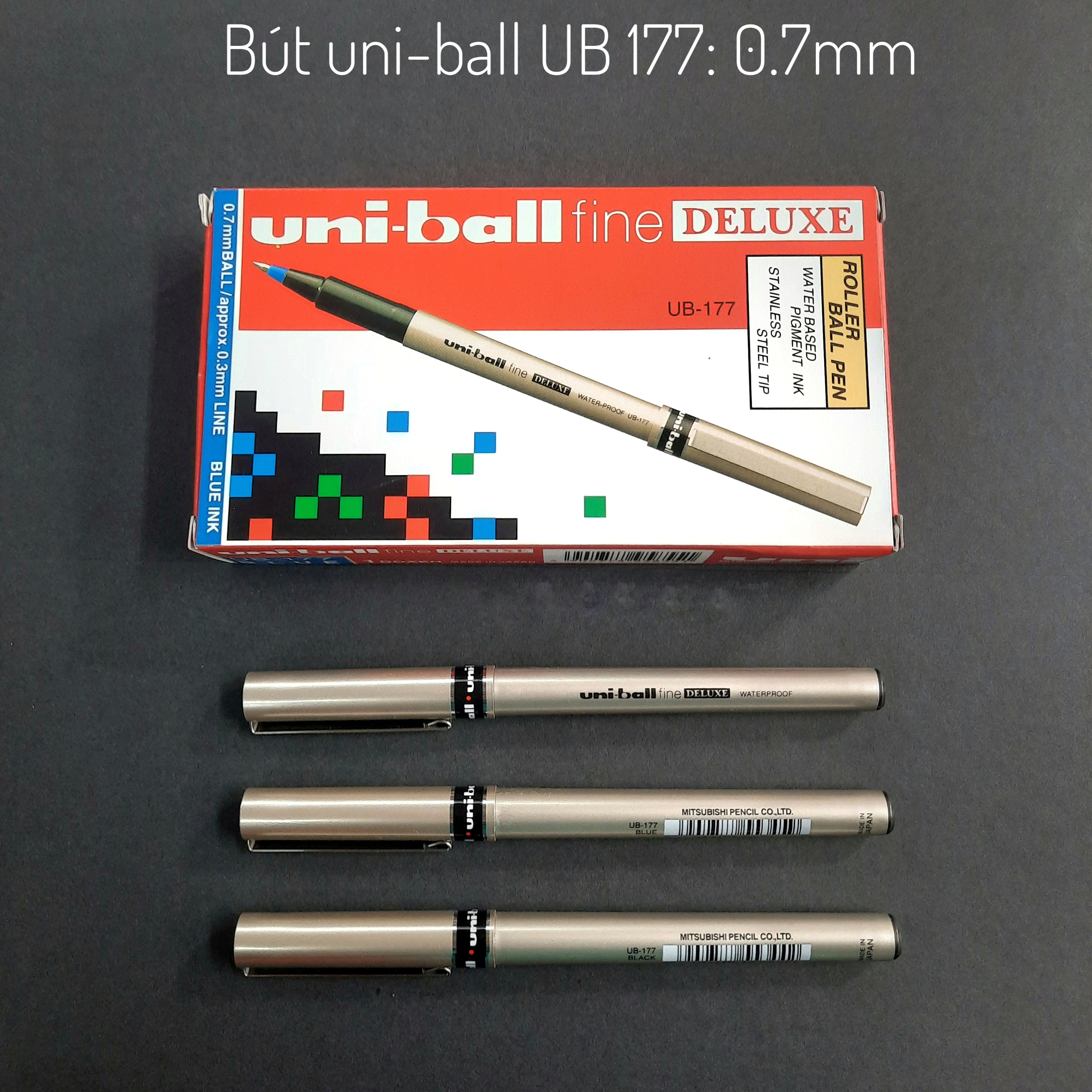 Bút Uni-ball UB 177 ngòi 0.7mm .