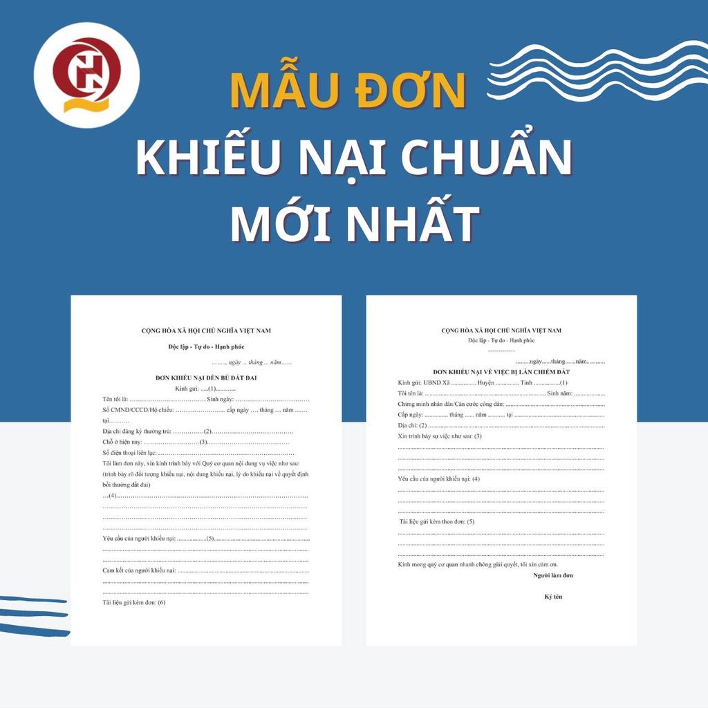 Mẫu đơn khiếu nại chuẩn mới nhất hiện nay