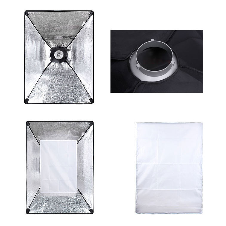 Bộ Softbox 2 Lớp Bowen Mount Godox (60 x 90 cm) - Hàng Nhập Khẩu