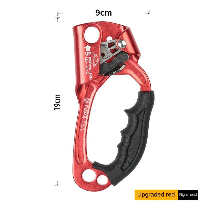 Outdoor Sports Rock Climbing Right Hand Ascender Device Mountaineer Handle Ascender Climbing Rope Tools