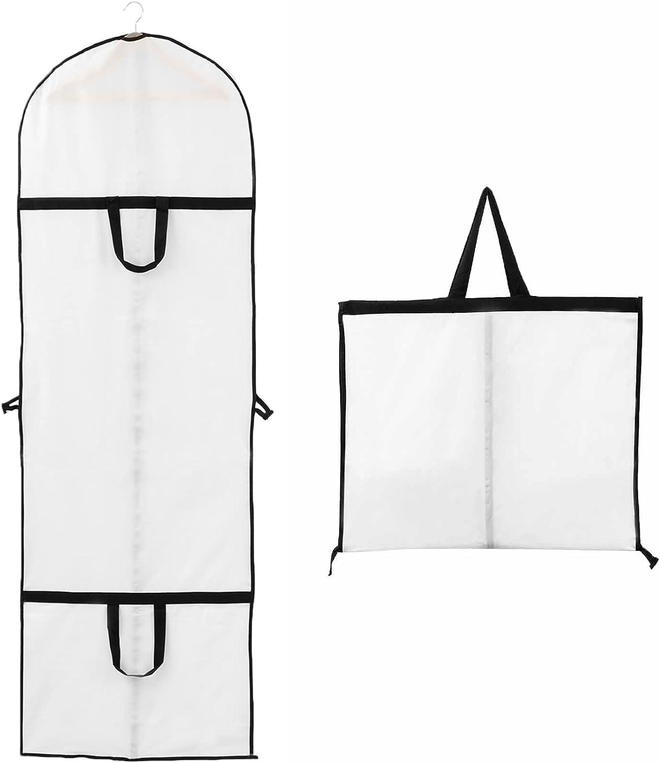 Váy Cưới Bao Bọc Áo Choàng Dài 60X180Cm Cho Cô Dâu Và Phù Dâu Chống Bụi Chống Nước Bướm Đêm Độ Ẩm Dây Kéo Song Phương Có Thể Gập Lại Và Di Động