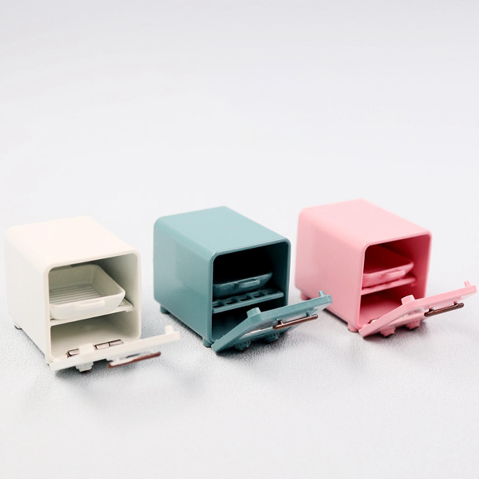 1:12 Dollhouse Microwave House for 1/8 Kitchen Accessory White