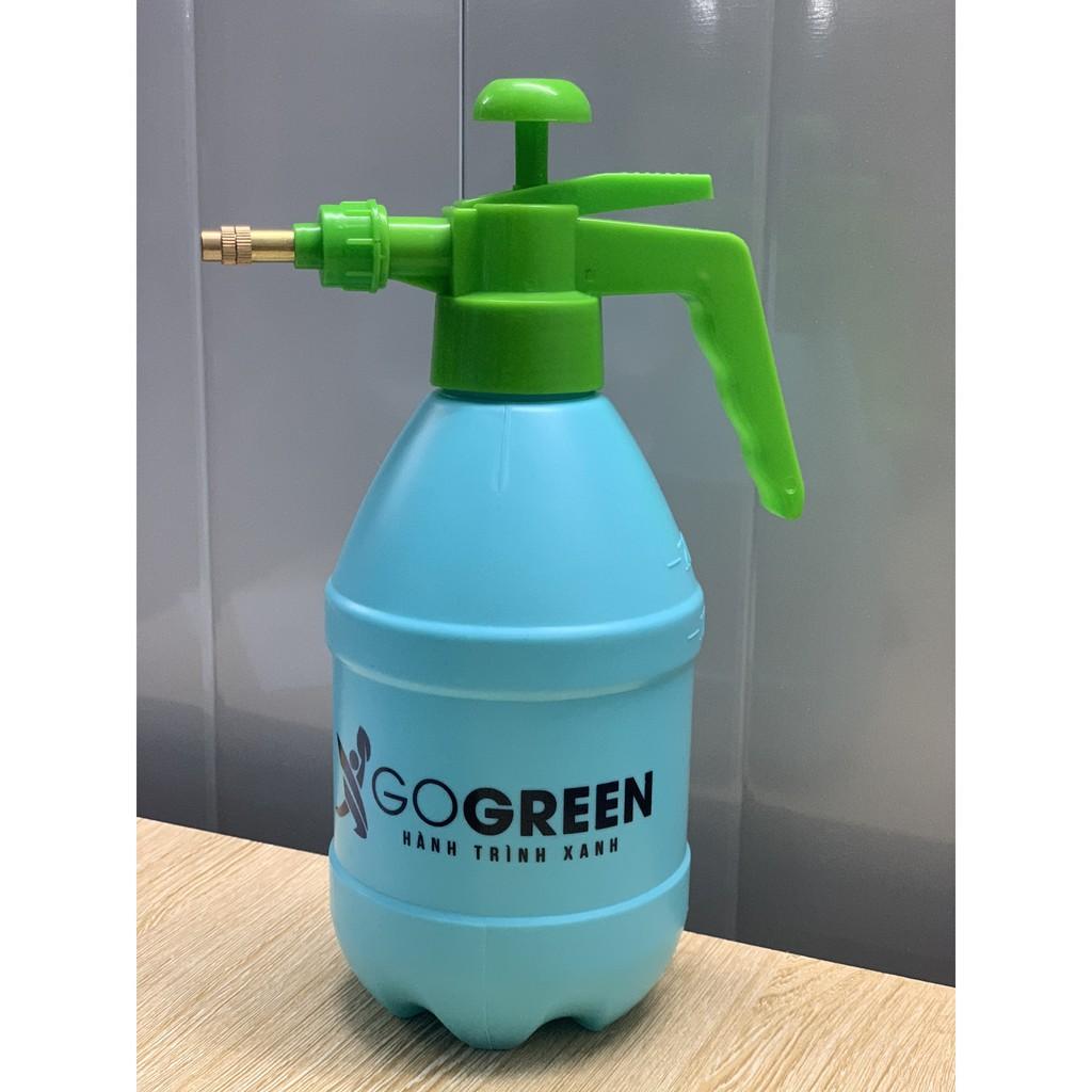 - Bình Tưới Cây GoGreen 1,2L- Bình Xịt Nước Tưới Cây Cảnh, Cây Hoa - Nhựa PE cao cấp siêu bền