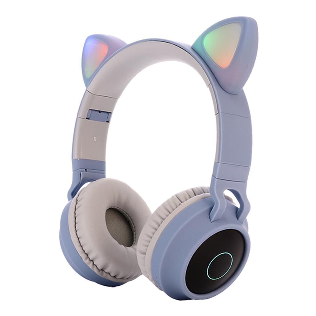 Bluetooth Headset Foldable Over The Ear Stereo Headphone Microphone Mic New