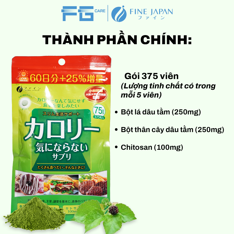 Viên Uống Calories Burn Gói 375 Viên