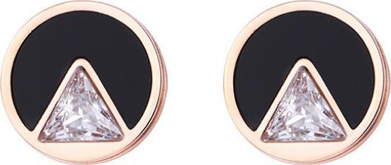 Bông Tai Nữ Hình Tròn Titan Ko Đen TT 2300