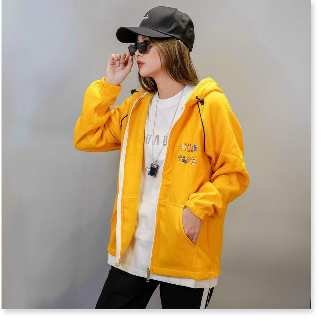 ÁO KHOAC NỈ HOODIES DÂY KÉO CỰC CHẤT