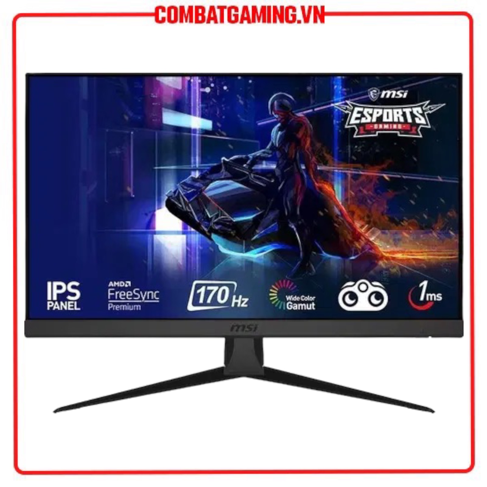 Màn Hình Máy Tính MSI Optix G2422 24&quot;/ IPS/ 170Hz/ 1ms/ AMD FreeSync Premium - Hàng Chính Hãng