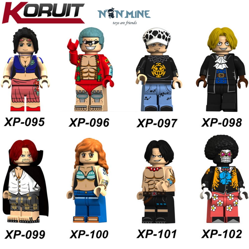 Mô Hình Minifigures Lắp Ráp Nhân Vật Hoạt Hình Truyện Tranh One Piece Sanji Chopper KT1013