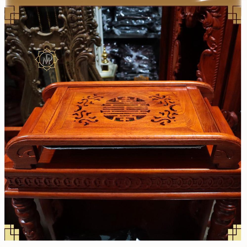 Khay Trà Cuốn Thư Phòng Khách Gỗ Hương