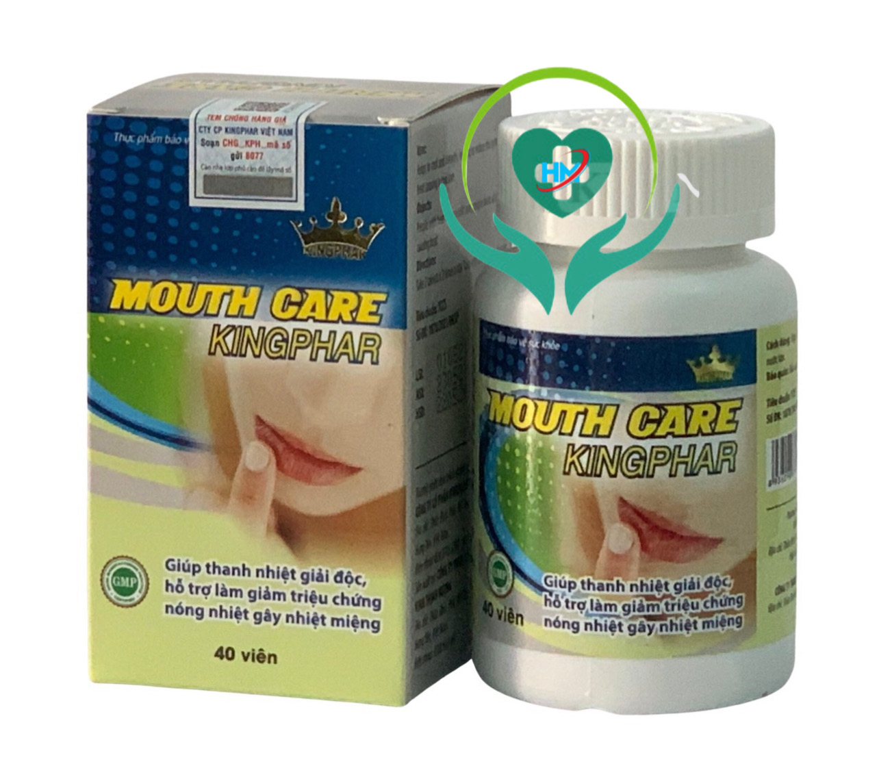 Viên uống Nhiệt miệng Mouth Care Kingphar , hộp 40v, thanh nhiệt, giải độc