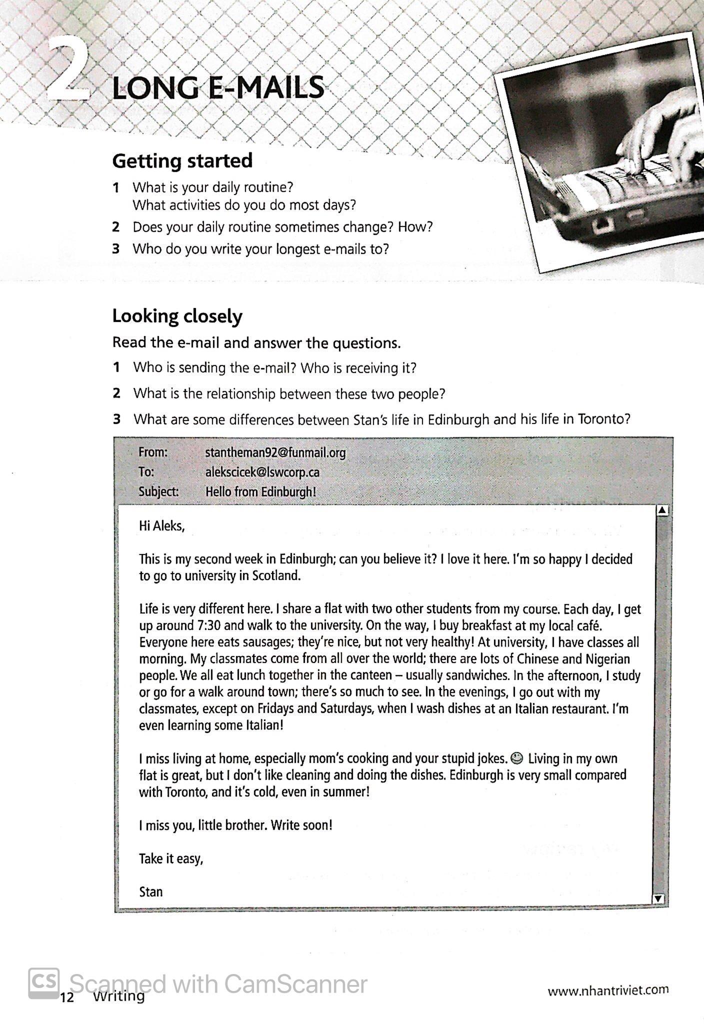 Collins English For Life - Writing A2 Pre-intermediate 