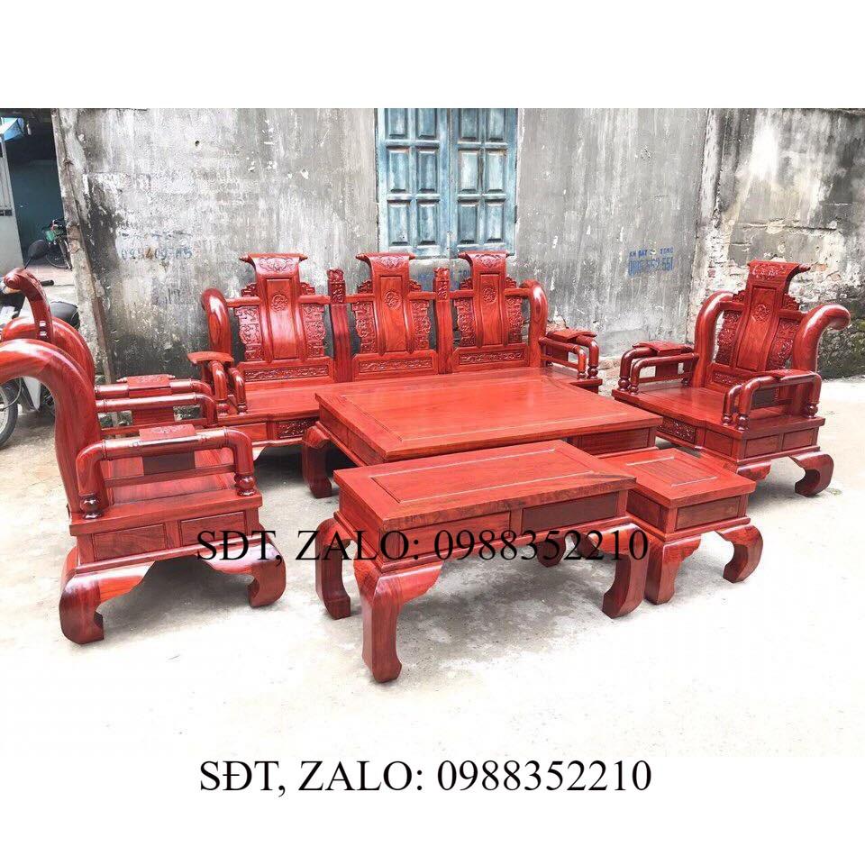 Bộ bàn ghế tần thủy hoàng gỗ hương nam phi