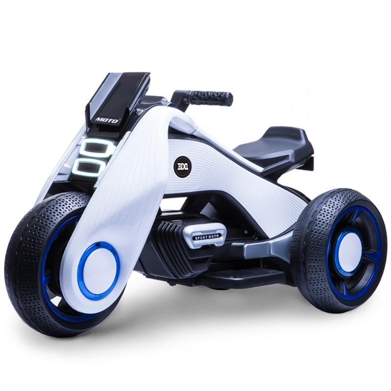 (hỗ trợ ship)xe máy điện xe mô tô thể thao cho bé hàng đẹp nhựa ABS chịu lưc cao có đèn nhạc