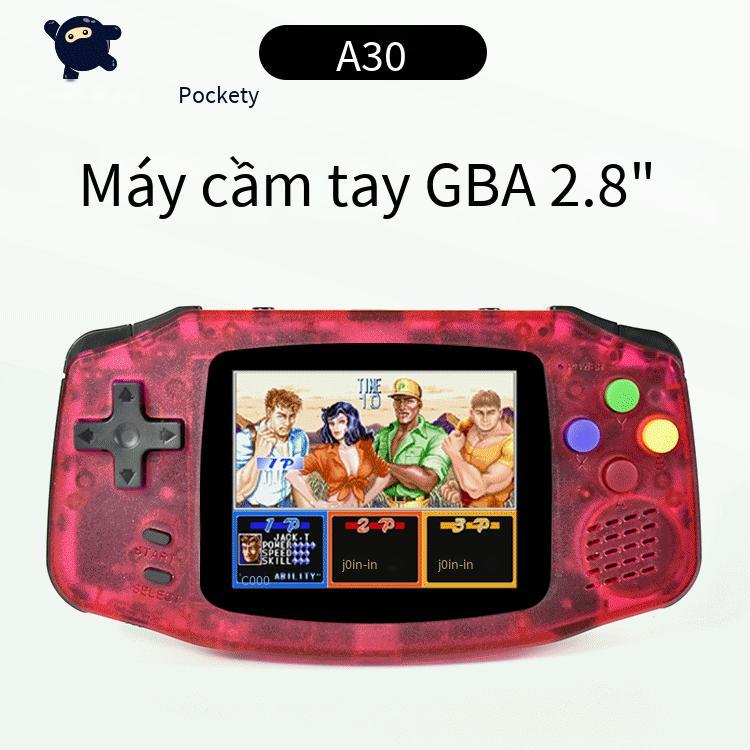 Giá thấp nhất A30 mã nguồn mở cầm tay GBA retro bảng điều khiển trò chơi cầm tay PS mini arcade mô phỏng IPS hoài cổ