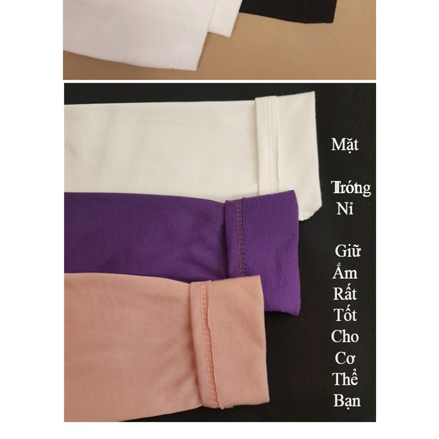 Áo giữ nhiệt lót nỉ BÔNG cho nam siêu ấm