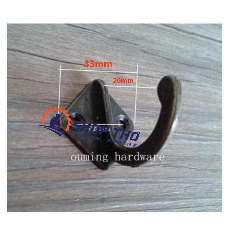 Móc treo đơn đế hình thoi C112 - KT 33-26mm