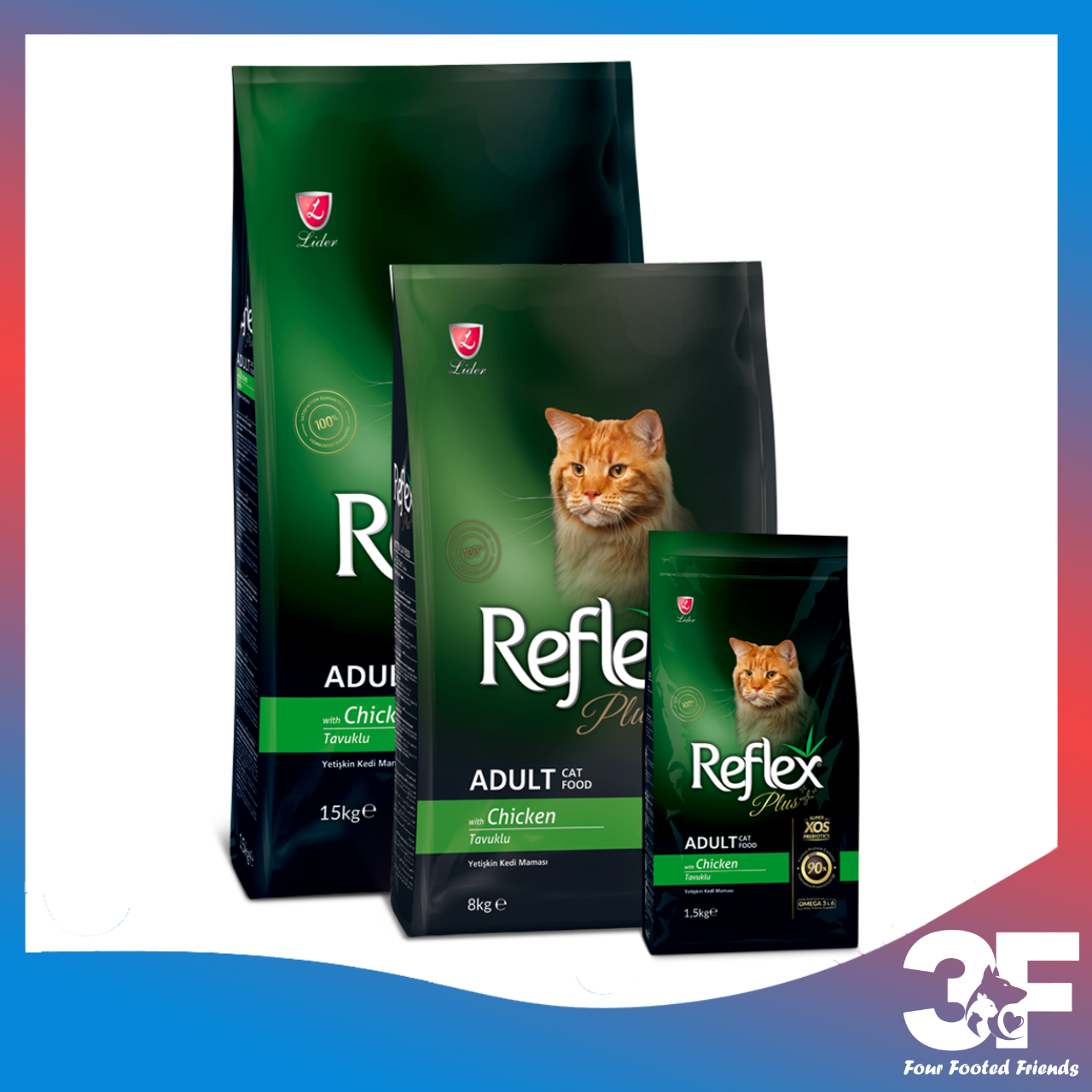 Thức Ăn Hạt Cho Mèo Reflex Plus - Bao 1.5Kg