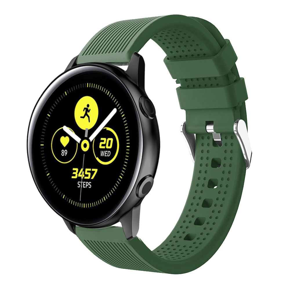 Dây Cao Su Colour 3 Size 20mm cho Galaxy Watch Active 1, Galaxy Watch Active 2, Galaxy Watch 42, Huawei Watch 2, Ticwatch, Amazfit, Garmin