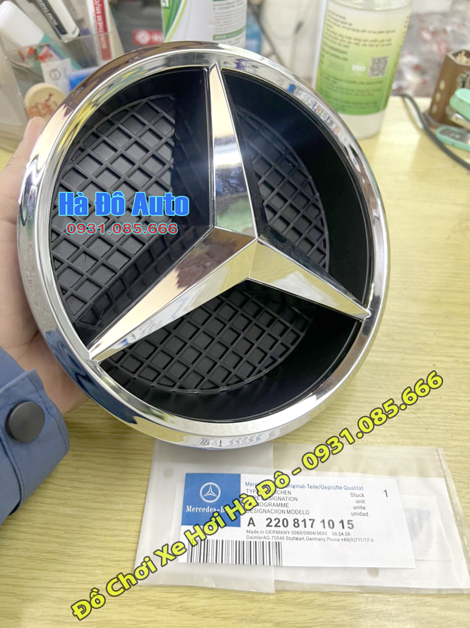 Logo Vị Trí Mặt Ca Lăng Mercedes GLK