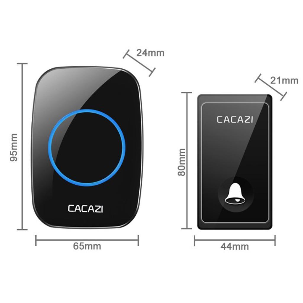 Wireless Push Button  58 Melodies Self-generating  UK