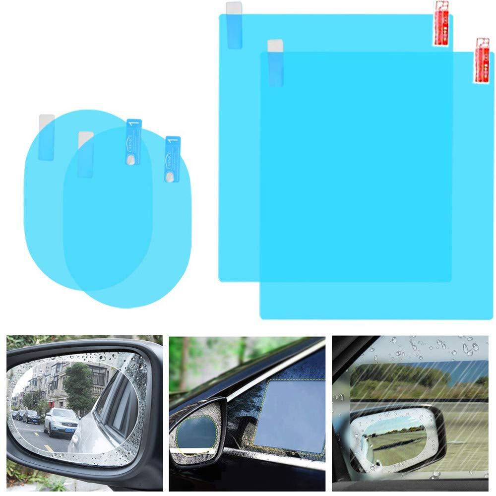 Miếng Dán Gương Chiếu Hậu Mềm Trong Suốt Chống Sương Mù Chống Nước Bảo Vệ Cho Xe Hơi