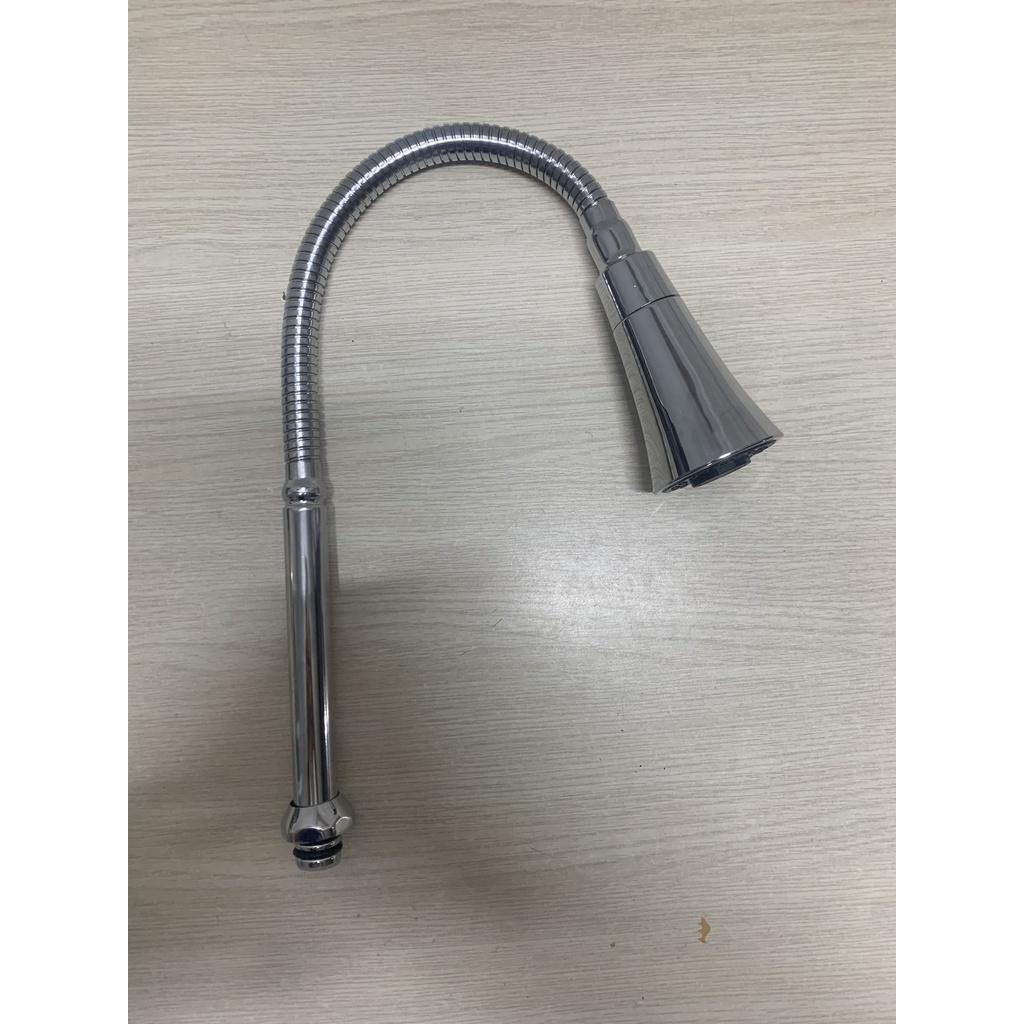 Cần Vòi Rửa Chén Bát Lò Xo Inox Miệng Loe