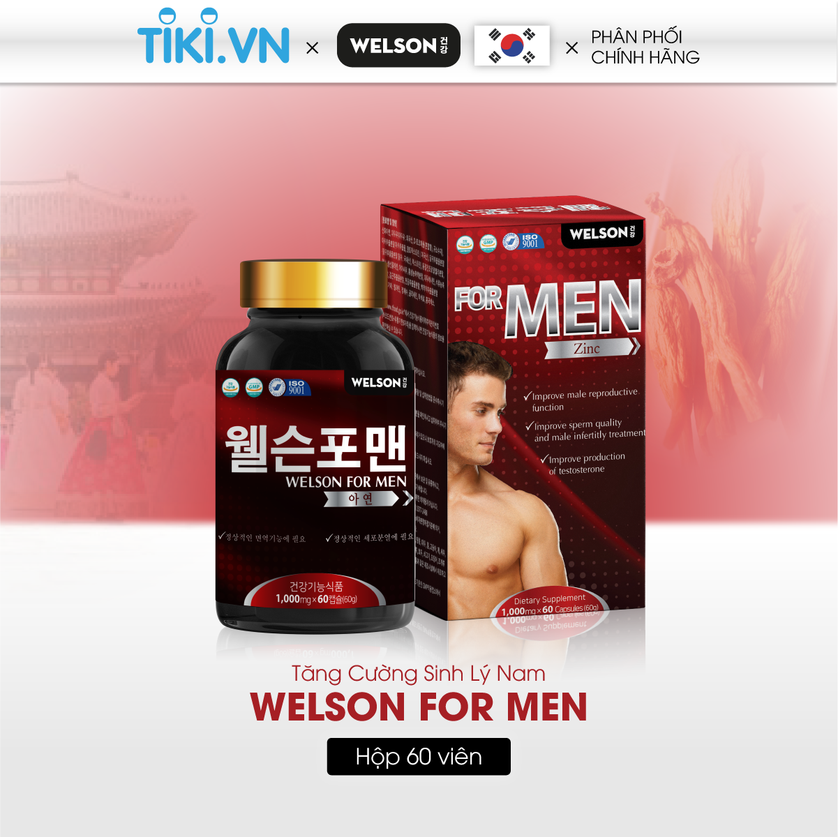 Combo Hạnh Phúc Viên Mãn Tăng Cường Sức Khỏe Welson For Women Và Welson For Men