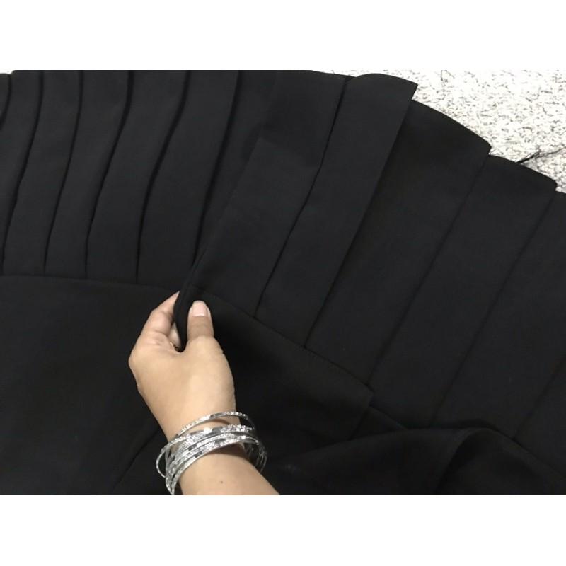 CHÂN VÁY XẾP LY bigsize60-100kg VẢI TUYẾT MƯA