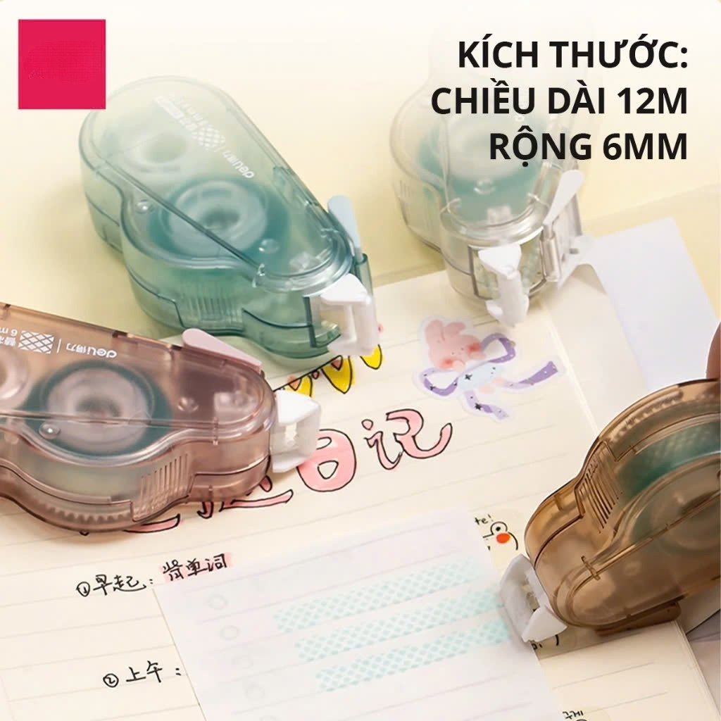 Keo Dán 2 Mặt Băng Dán Băng Keo Hai Mặt - Giao Màu Ngẫu Nhiên