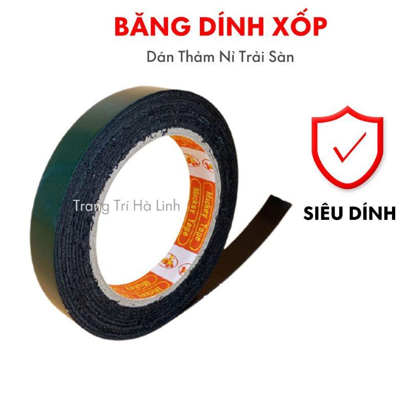 Băng dính xốp dính 2 mặt rất phù hợp trong trang trí nhà cửa, sự kiện, thi công công trình ngoại nội thất, biển hiệu