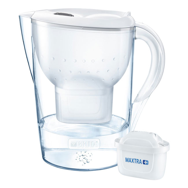 Bình Lọc Nước BRITA Marella Cool White - 2.4L (Kèm Maxtra Plus)