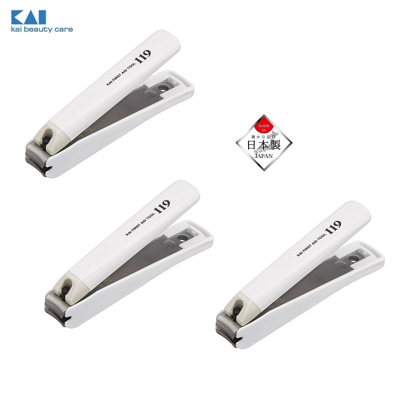 Combo 03 Bấm móng tay KAI 119 size M hàng nội địa Nhật Bản