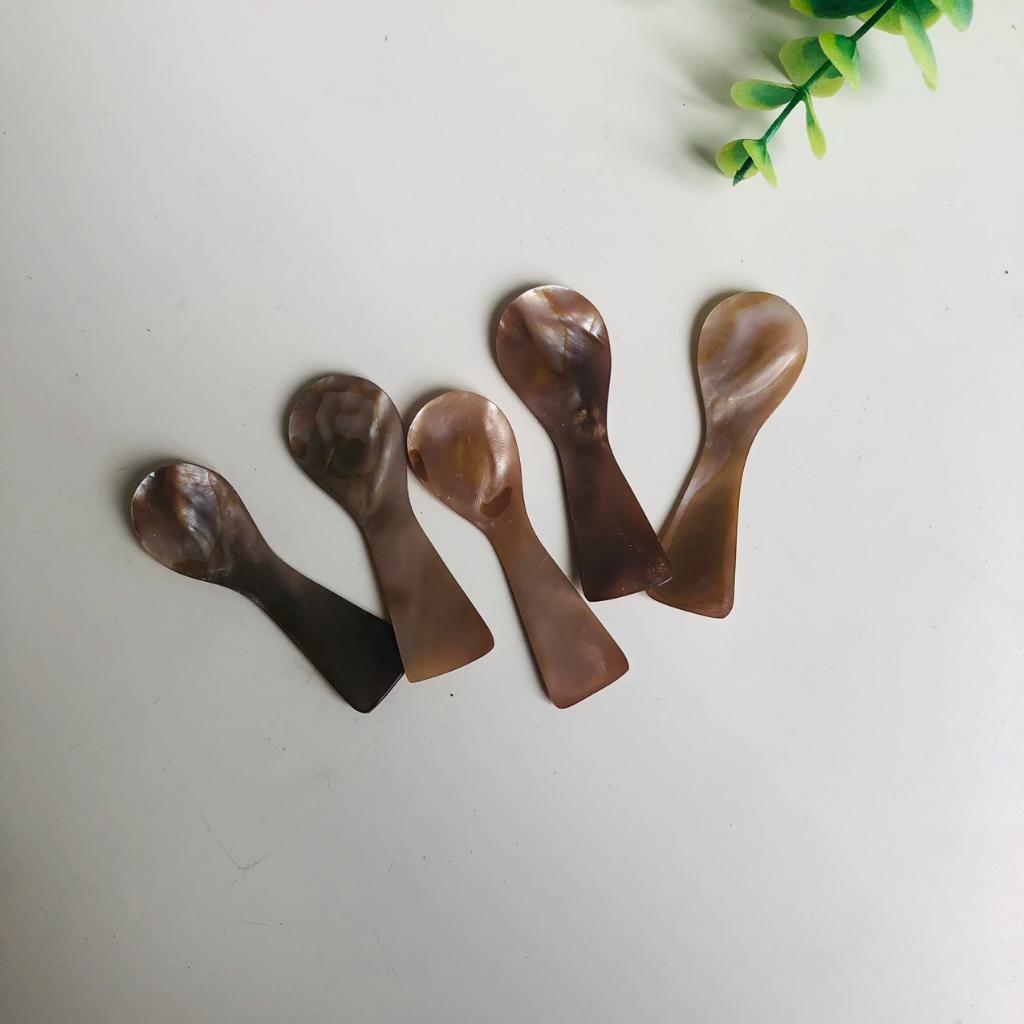 Thìa/Muỗng Trai Mini Size Nhỏ Xinh, Thìa Xúc Trứng Cá Hồi, Thìa Gia Vị, Nêm, Chụp Ảnh Decor Sang Trọng