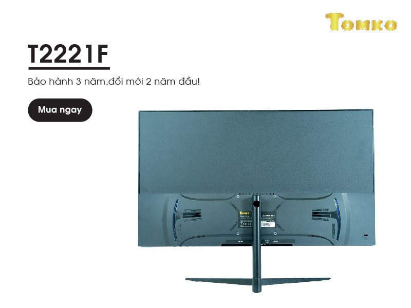 Màn Hình máy tính Tomko T2221F 22"FHD, Full VIền - 75Hz , Thích hợp dùng Văn Phòng, Bán Hàng, Học Tập, Hàng Chính Hãng