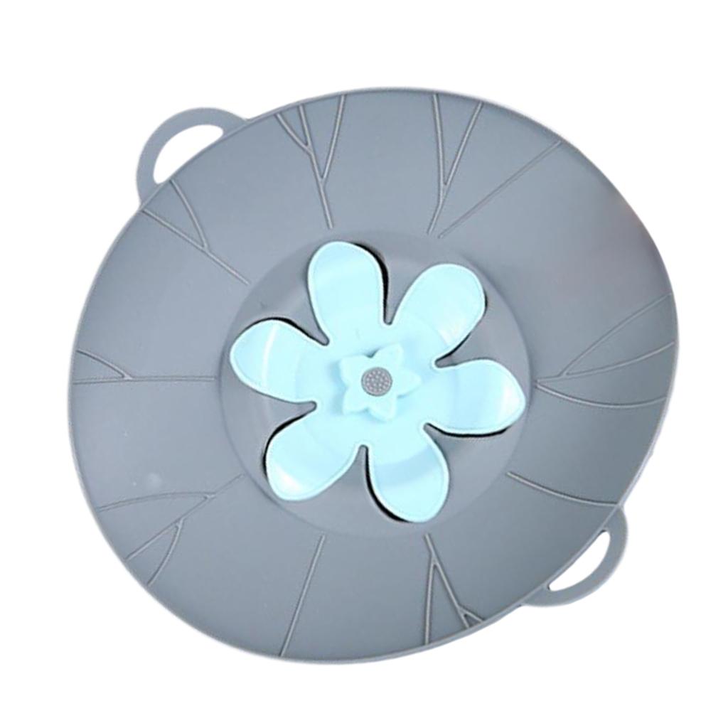 4pcs Silicone Spill Stopper Splash Proof Pot Pan Lid Cover Kitchen Gadget