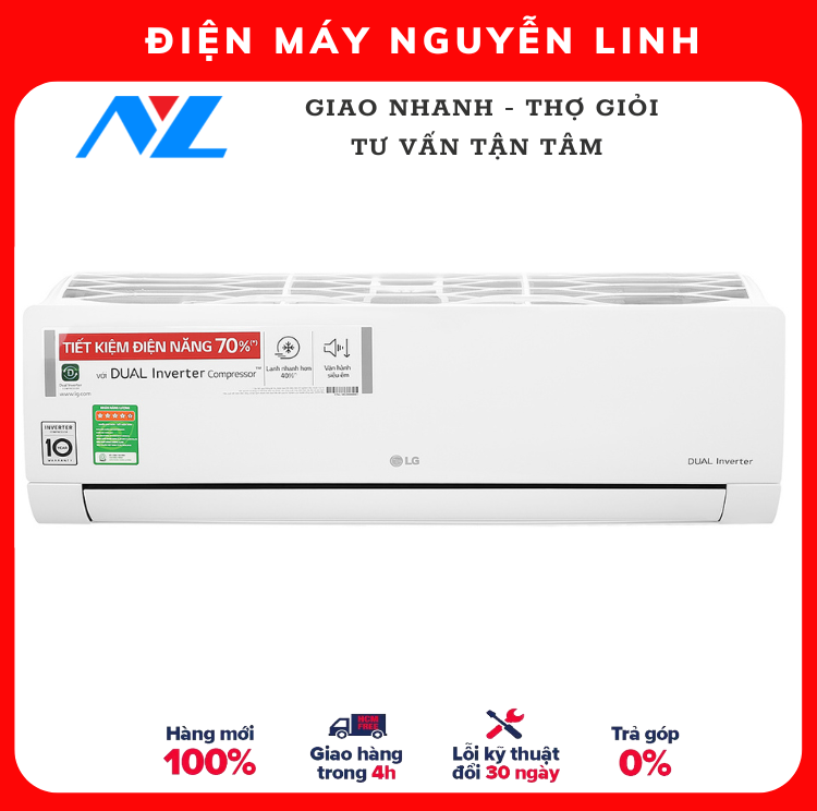 Máy Lạnh LG Inverter 2.0 HP V18ENF1 - Chỉ giao tại HCM