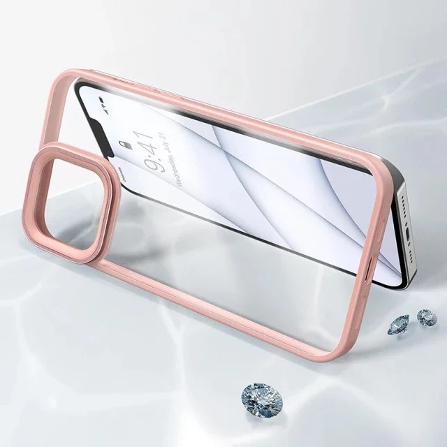 Ốp Lưng Nhựa Cứng Trong Suốt Bảo Vệ Camera Baseus Crystal Dùng Cho iPhone 13 - hàng chính hãng