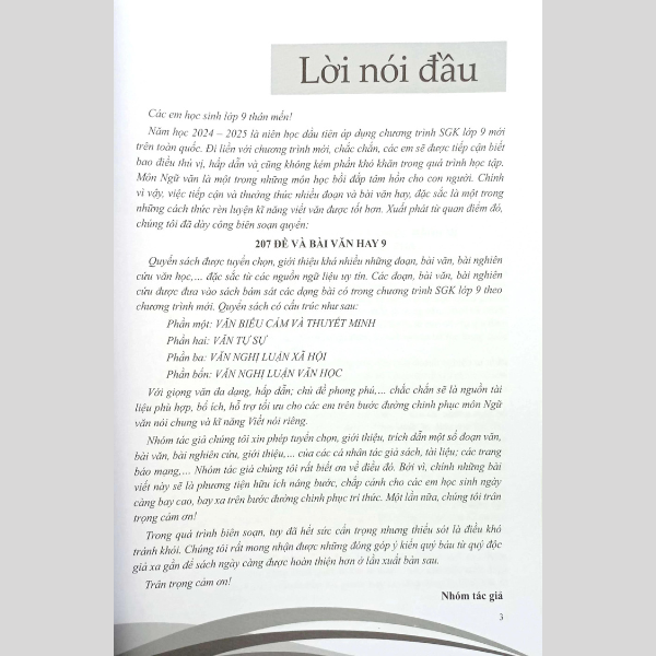 207 Đề Và Bài Văn Hay Lớp 9