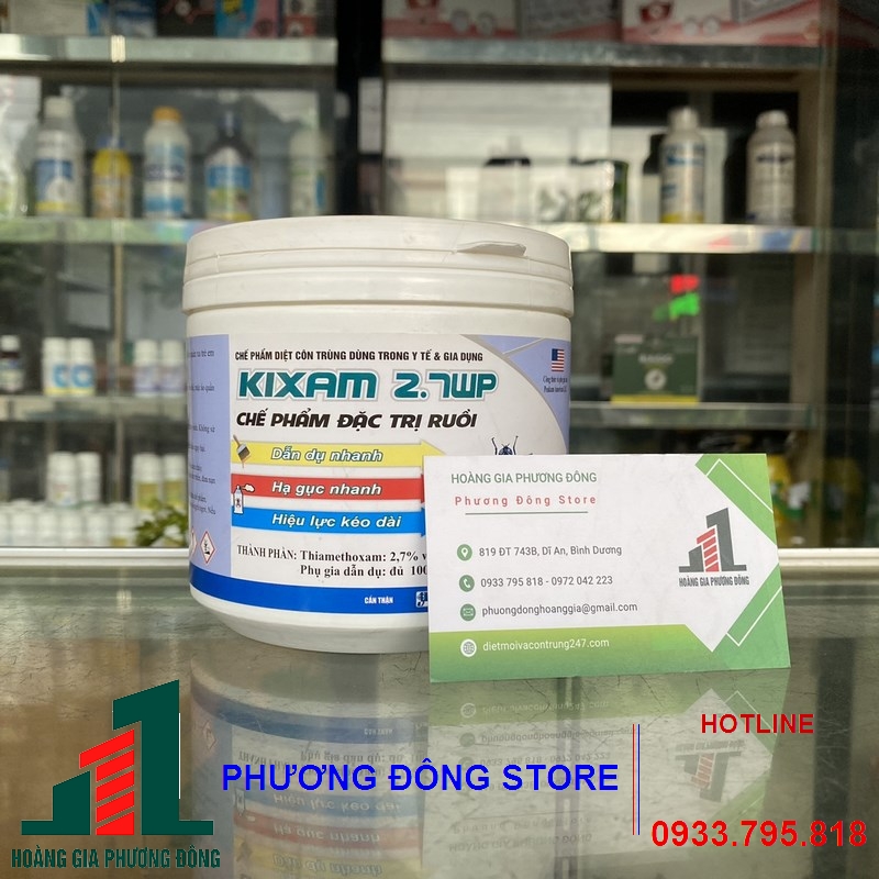 Thuốc diệt ruồi dạng bả Kixam 2.7WP- 400g