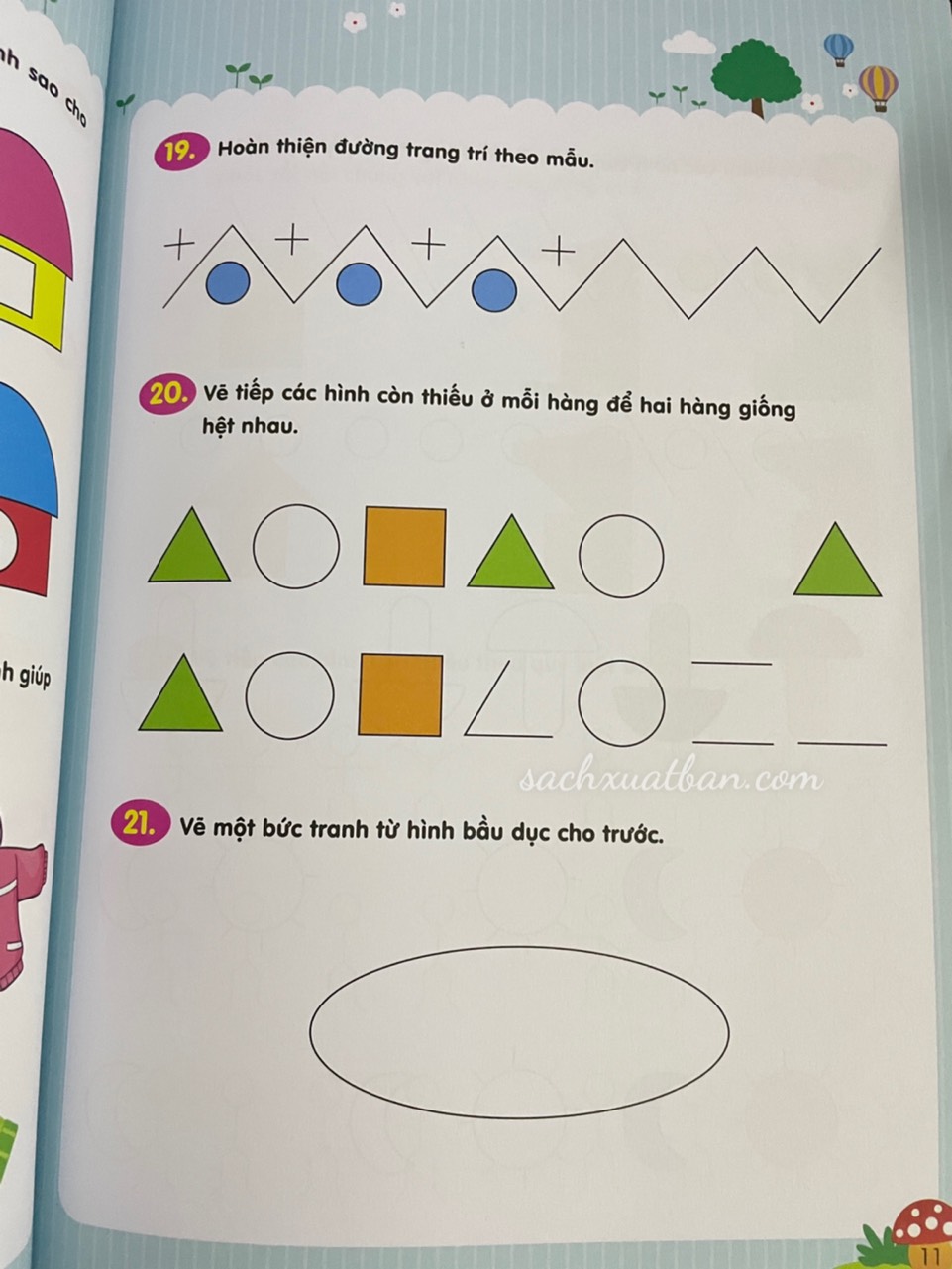 Sách Trò Chơi Toán Học Rèn Luyện Tư Duy 3-6 Tuổi Quyển 1