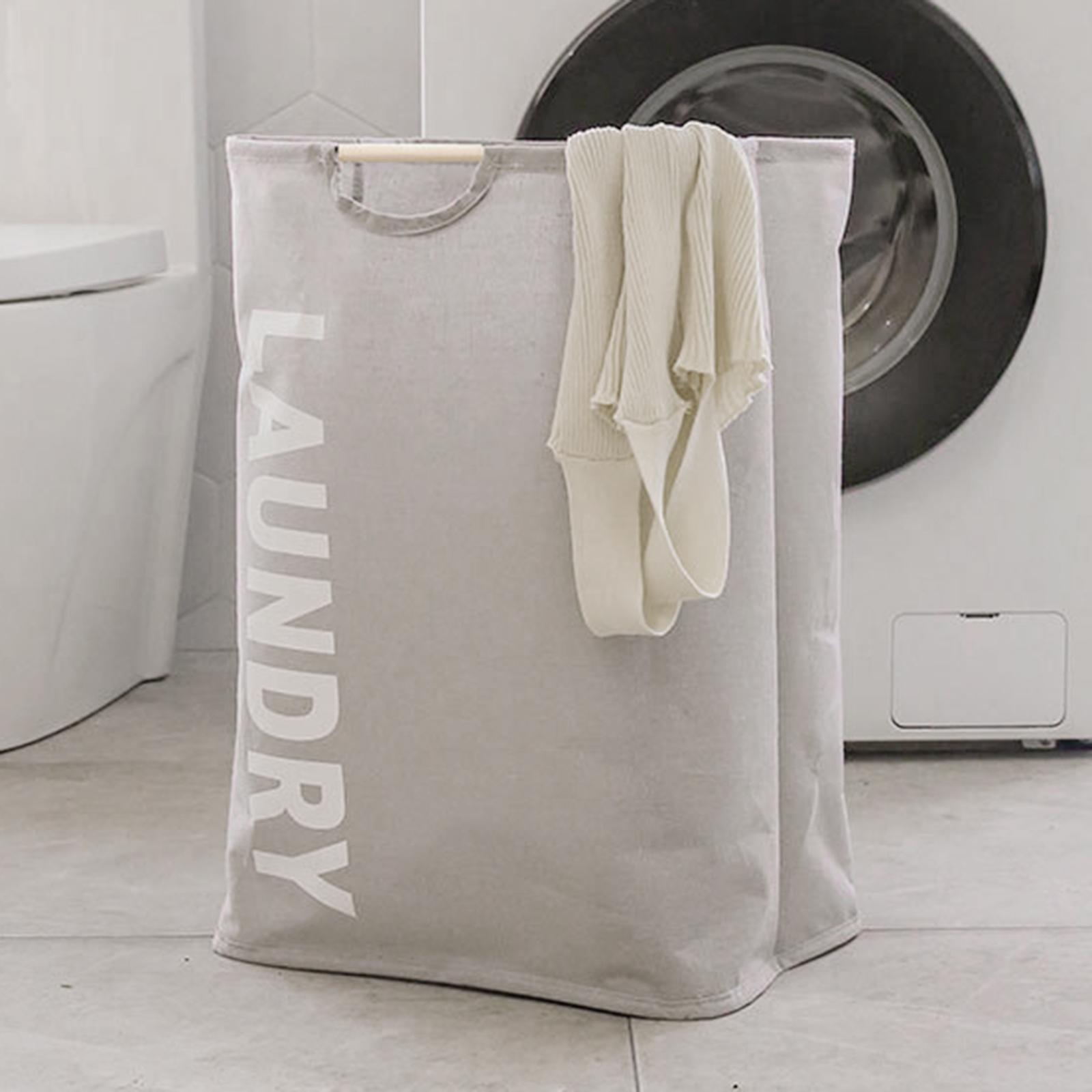 Tall Collapsible Laundry Hamper Laundry Basket Organizer ,Toy Clothes Storage Basket, Handle Foldable Clothing Basket for Bedroom Laundry Room