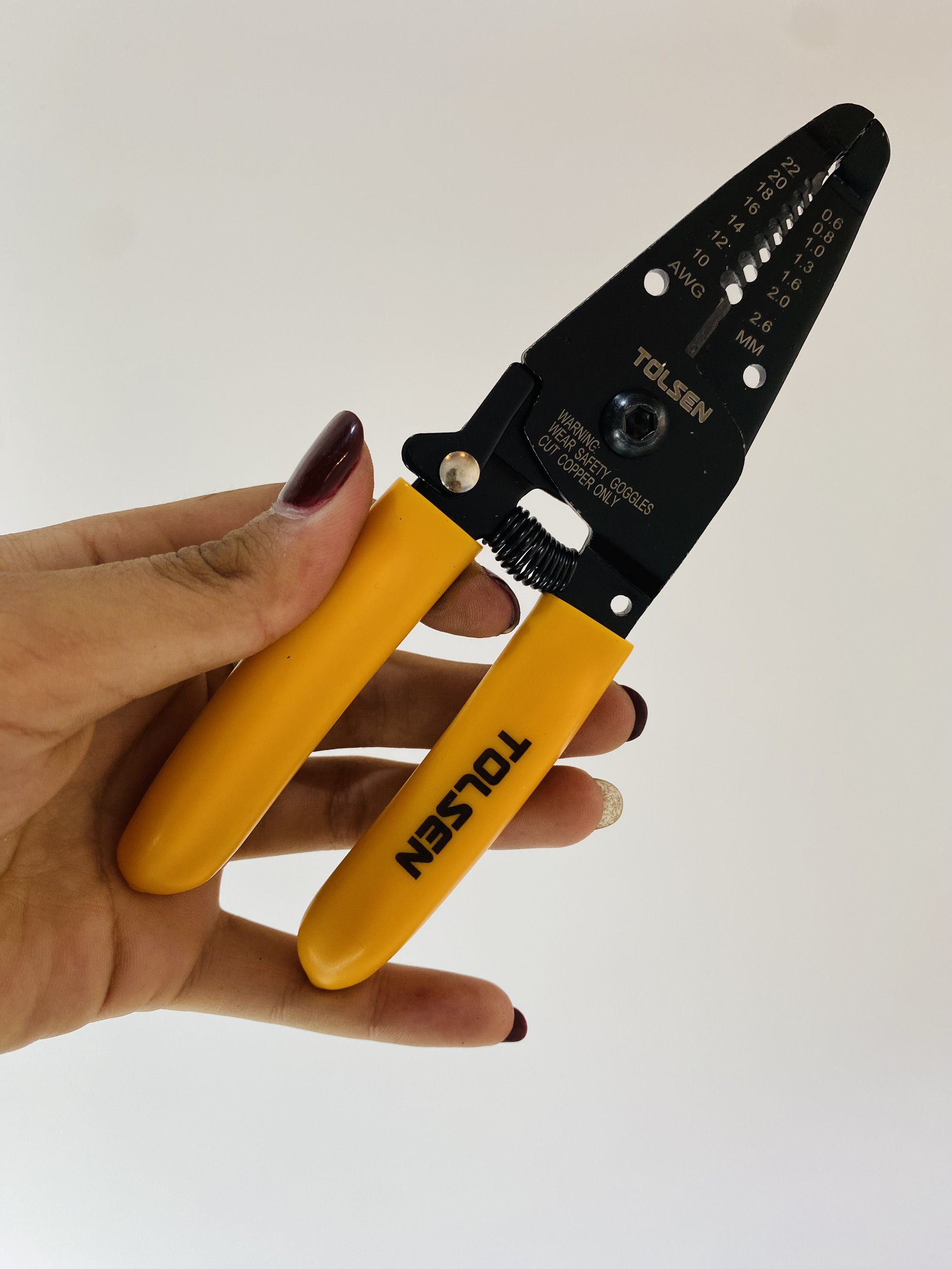 Kìm tuốt dây điện đa năng Tolsen 38051 chức năng 7in1 - Hoàng Yến