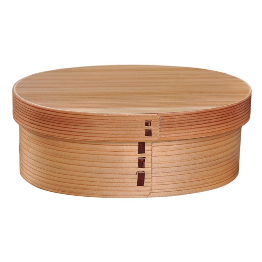 Wooden 1 Tier Lunch Box Bento Box Food Appetizer Container
