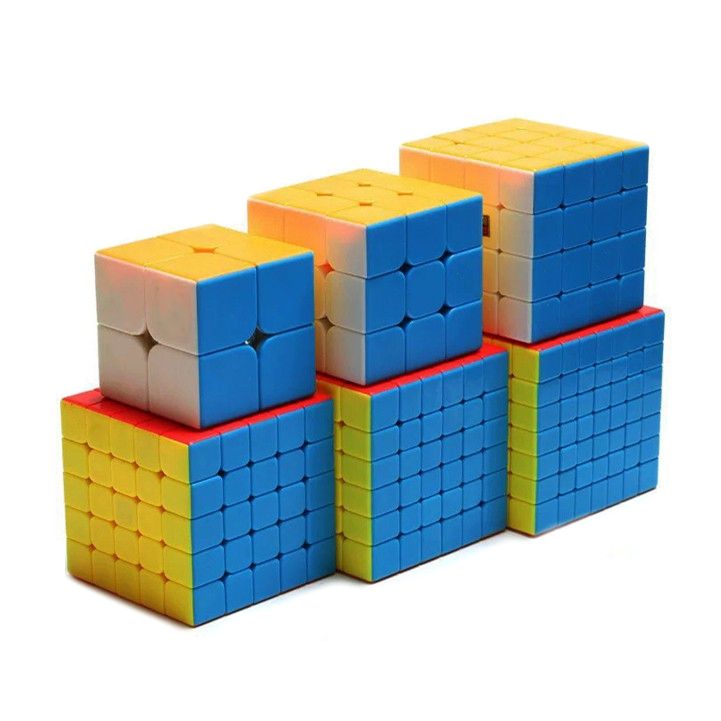 Rubik biến thể QiYi 2x2, 3x3, 4x4, 5x5,  Windmill stickerless hiệu QiYi