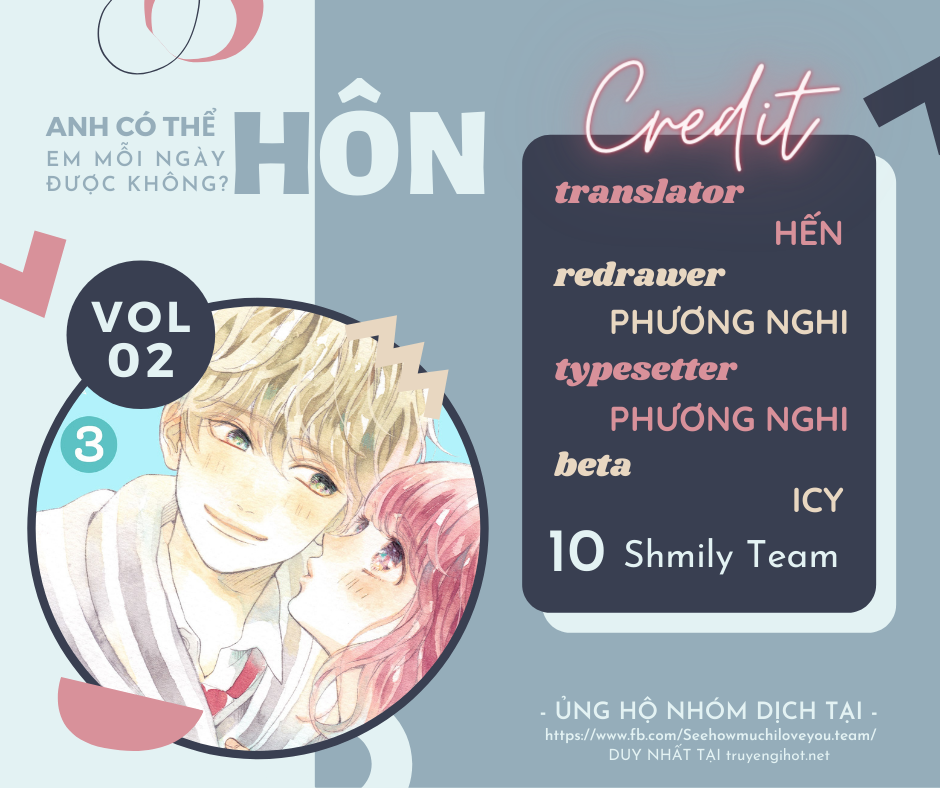 anh có thể hôn em mỗi ngày được không? chapter 10.2 2