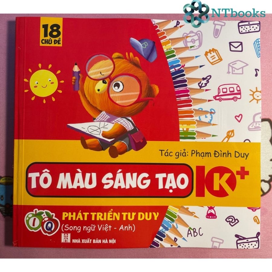 Tô màu sáng tạo 10+ Phát triển tư duy  - NTbooks