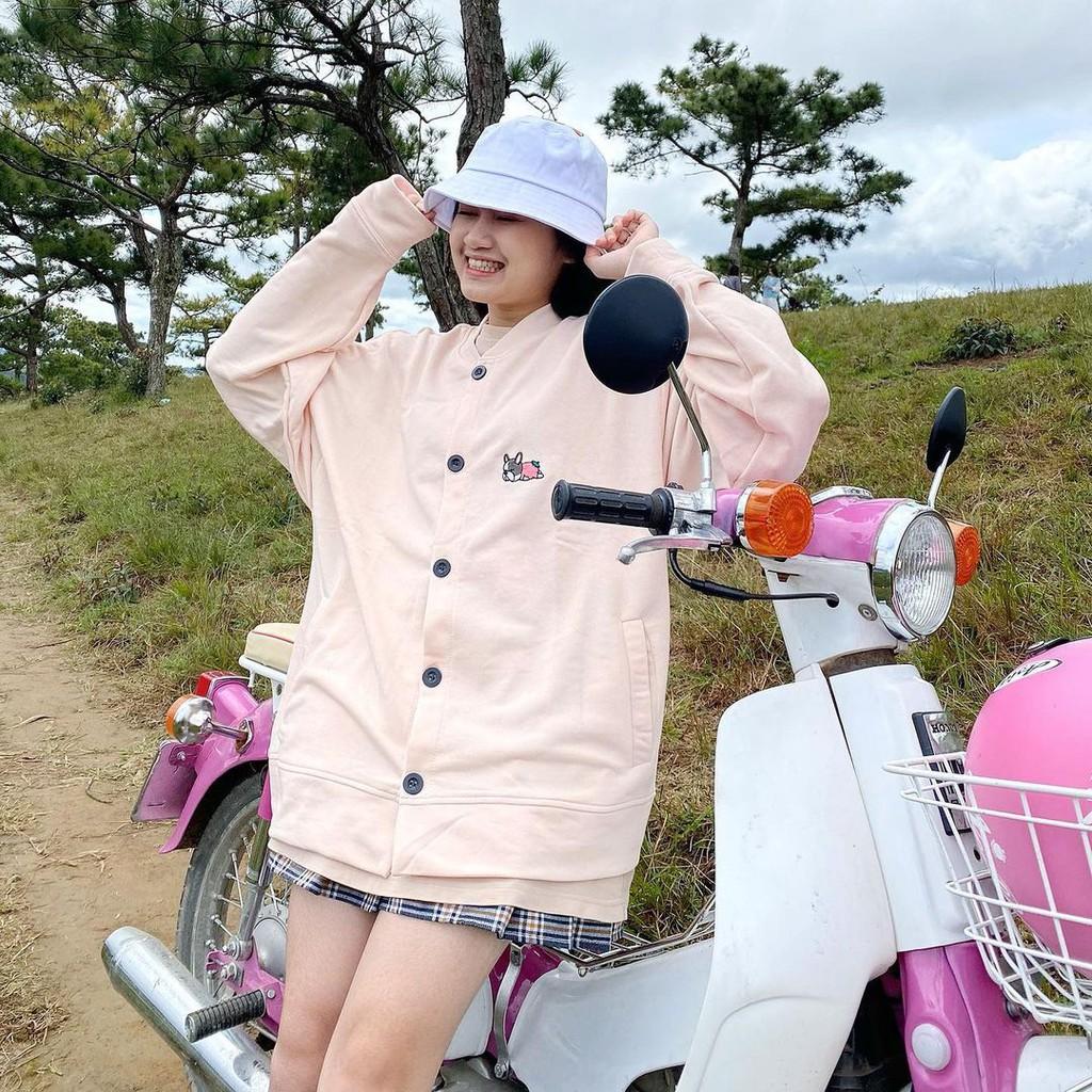 Áo Khoác Cardigan Thun PE THIFU FASHION Chống Nắng In Hình Con Chó 7 Màu