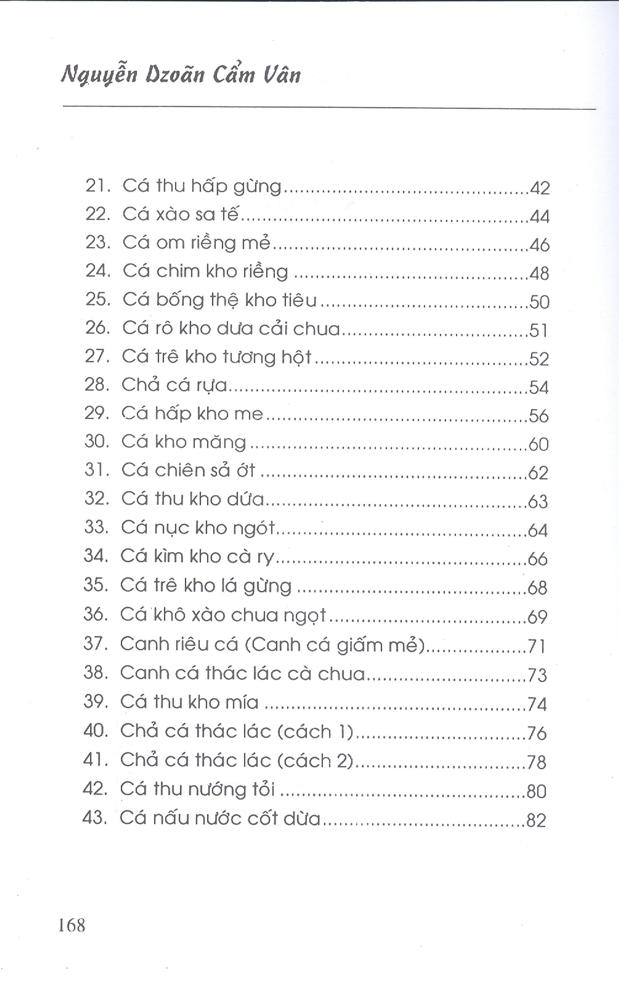 Sách Những Món Ăn Chế Biến Từ Cá (Tái Bản)