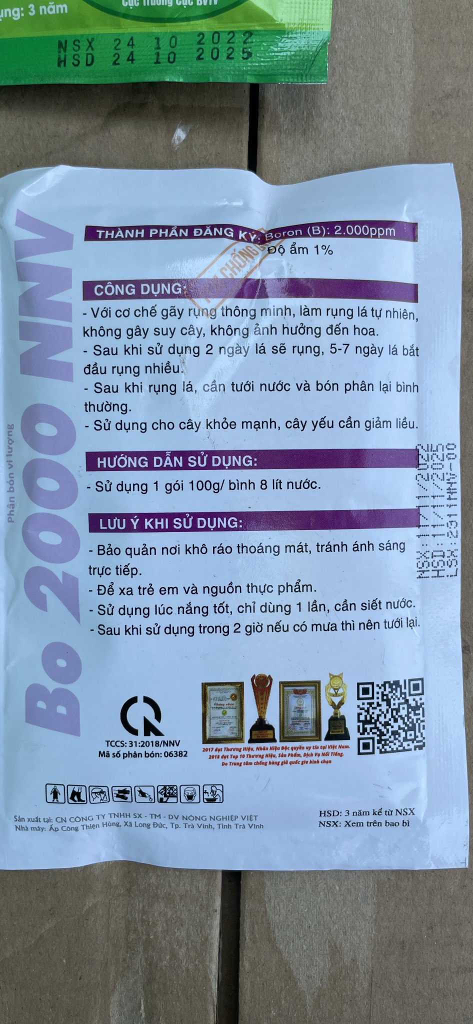 Sản phẩm rụng lá mai đồng loạt gói 100gr
